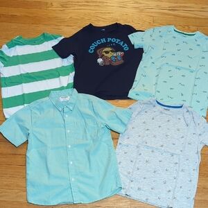Boys size Large (10-12) short sleeve shirts